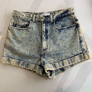 JEAN SHORTS - AMERICAN APPAREL - HIGHWASTE